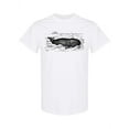 thumbnail image 1 of Whale Marine Mammal T-Shirt Men -Image by Shutterstock, Male 3X-Large, 1 of 2