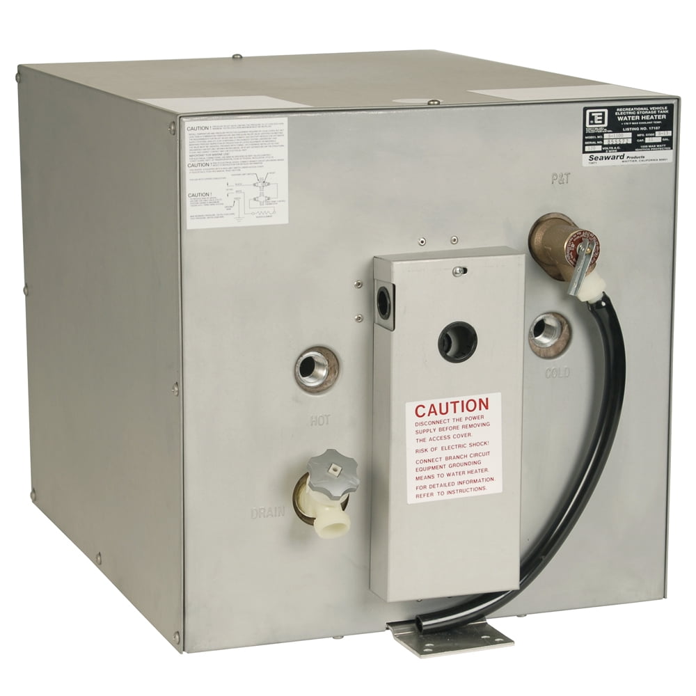 Whale Marine S1100 Seaward 11 Gallon Hot Water Heater with Rear Heat Exchanger