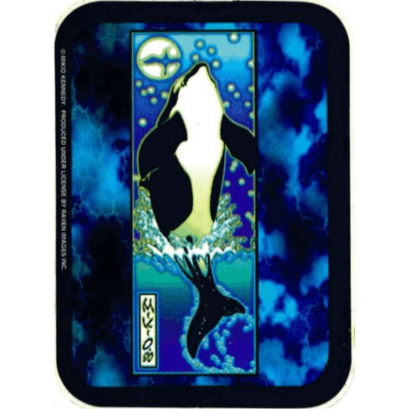 Whale - Mikio Kennedy - Mini Sticker - 2" X 2 3/4"