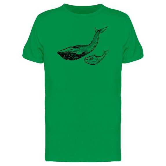 Whale Mom And Baby Tee Men's -Image by Shutterstock