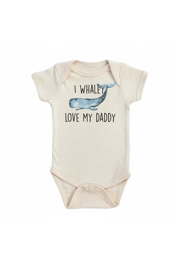 Whale Newborn Baby Bodysuit