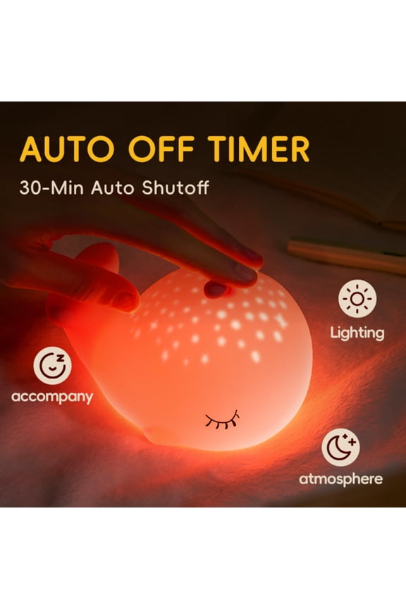 Whale Night Light, Silicone LED Night Lamp With 3 Level Dimming Timer Soft Ambient Lighting Rechargeable Decorative Mood Light, For Bedroom Nursery Desk Home Office Gift Giving