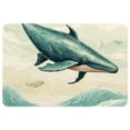 thumbnail image 1 of Whale Non-Slip Polyester Door Rug Chair Mat Kitchen Rugs, Machine Washable, 1 of 6