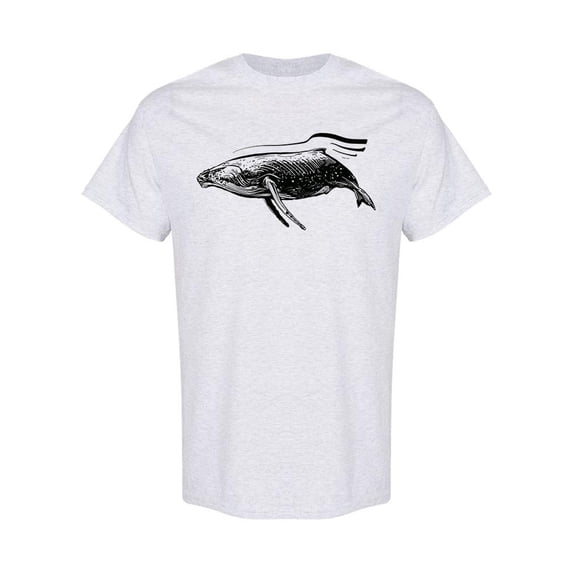 Whale On The Ocean T-Shirt Men -Image by Shutterstock, Male Medium