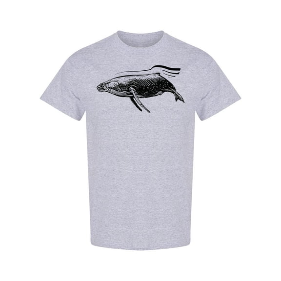 Whale On The Ocean T-Shirt Men -Image by Shutterstock, Male Medium