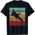 thumbnail image 1 of Whale Orca Retro Style Men Women Novelty Vintage Funny Gift T-Shirt, 1 of 5