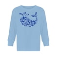thumbnail image 1 of Whale Outline With Symbols Long Sleeve Toddler -Image by Shutterstock,  4 Toddler, 1 of 4
