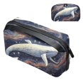thumbnail image 1 of Whale Oxford Fabric Waterproof Portable Hard Drive Bag and Case with Cord Storage and Travel Charger Organizer for Electronic Devices - 5.9x9.44x3.14 in, 1 of 6