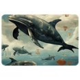 thumbnail image 1 of Whale Polyester Non-Slip Indoor Mat Door Rugs Game Mat - Machine Washable, 1 of 6