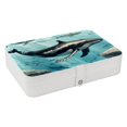 thumbnail image 1 of Whale Portable PU Leather Travel Organizer with Removable Compartment - Necklace and Jewelry Organizer Box, 1 of 6