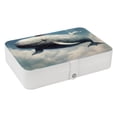 thumbnail image 1 of Whale Premium PU Leather Jewelry Box Organizer with Removable Compartment and Portable Bracelet Holder, 1 of 6
