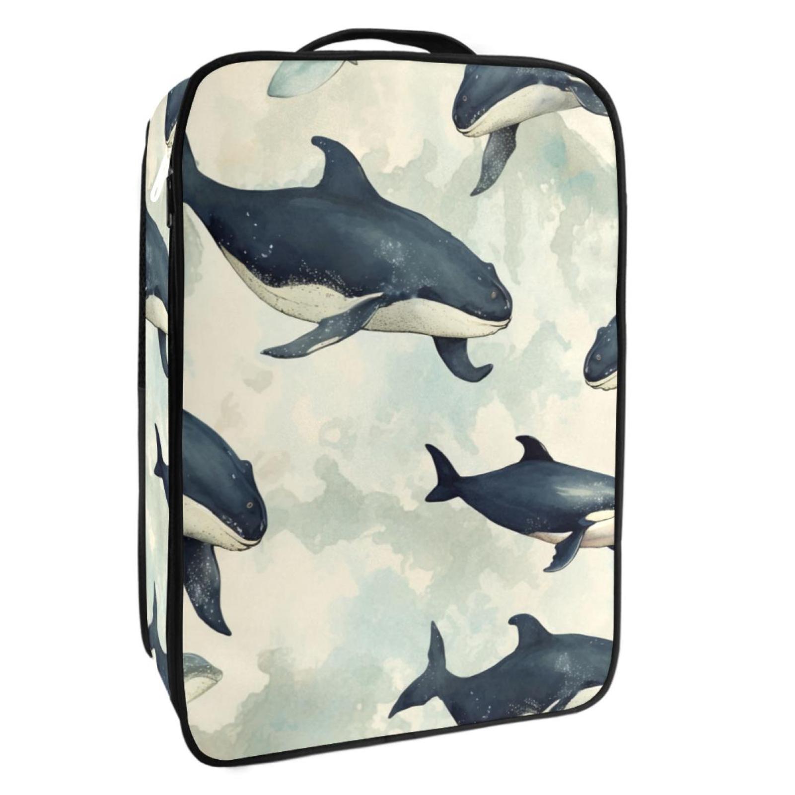 Whale Premium Polyester Shoe Organizer - Stylish Shoe Boxes for Neat Storage - 23x31cm/9x12in Size - Durable & Compact Solution