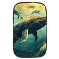 thumbnail image 1 of Whale Printed Furry Soft 12.5x8.2 Inch Car Armrest Cover Accessory, 1 of 6