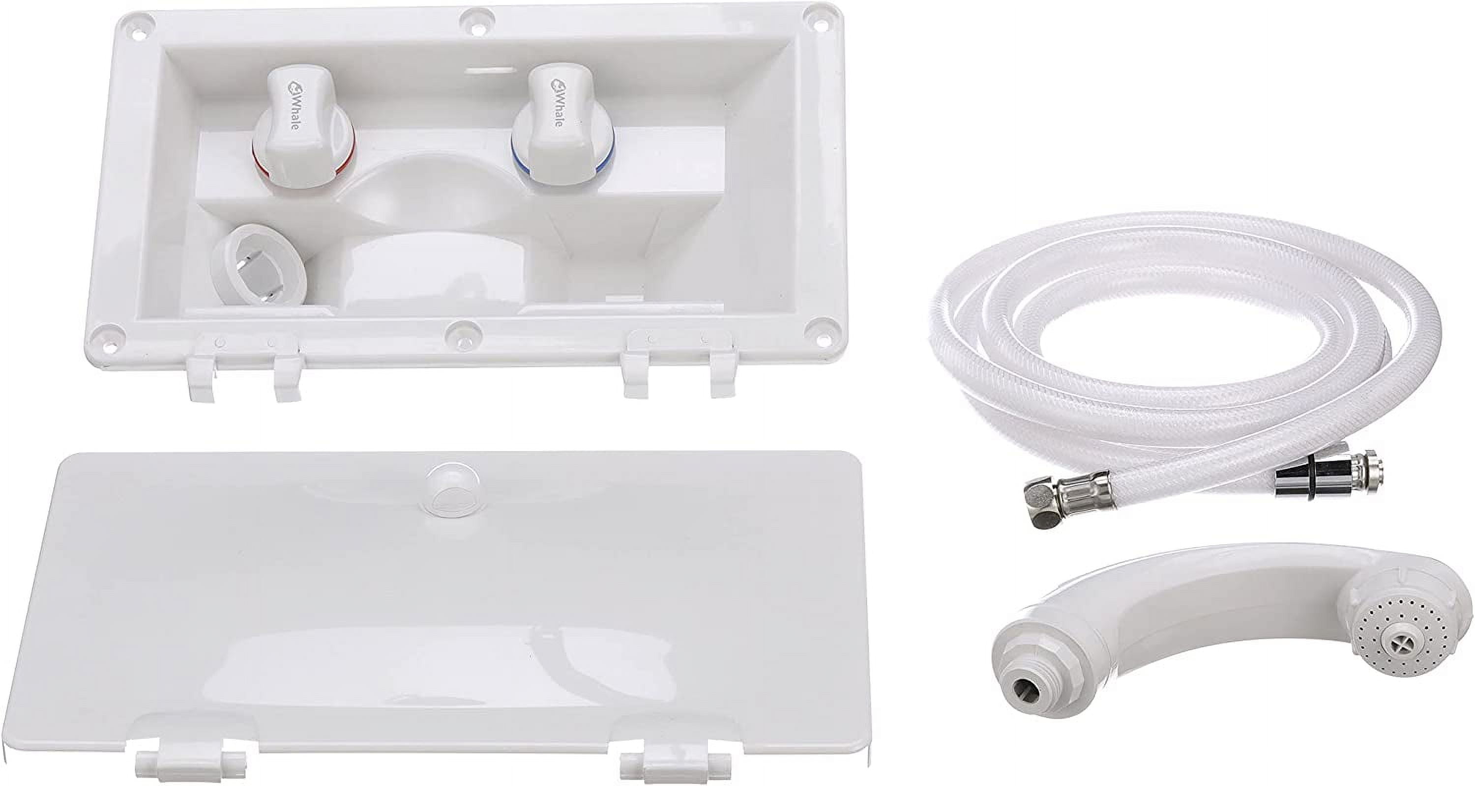 Whale RT2658 Swim ‘n’ Rinse Transom Shower, Hot and Cold Water