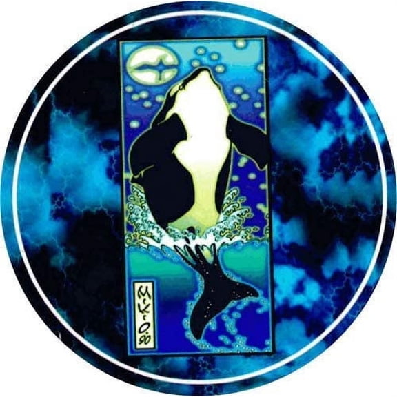 Whale  - Round Sticker - 2 1/2" Round