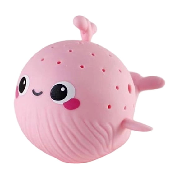 Whale Shape Water Spray Toy, Soft Silicone Squeeze Sprinkler Bath Toy, Elastic Rebound Decompression Play Tool, Compact Pool Bathroom Water Shooting Toy For Summer Fun