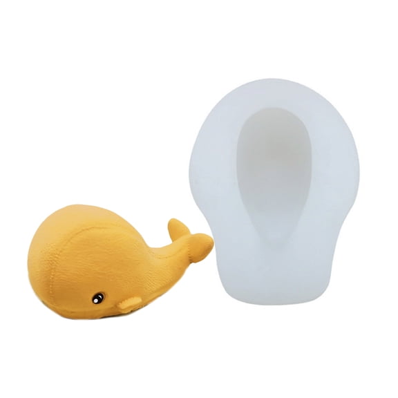 Whale Shaped Silicone Cake Mold Creative 3D Mould Easy Demolding Dessert Baking Mold Kitchen Tool