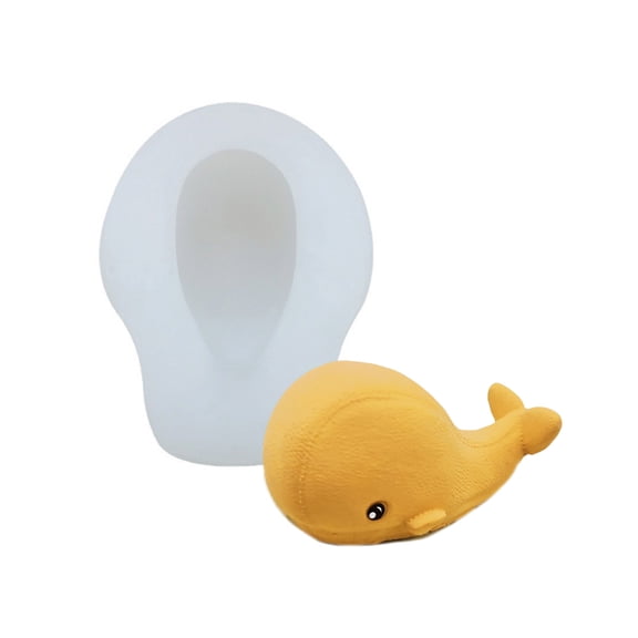 Whale Shaped Silicone Cake Mold Creative 3D Mould Easy Demolding Dessert Baking Mold Kitchen Tool