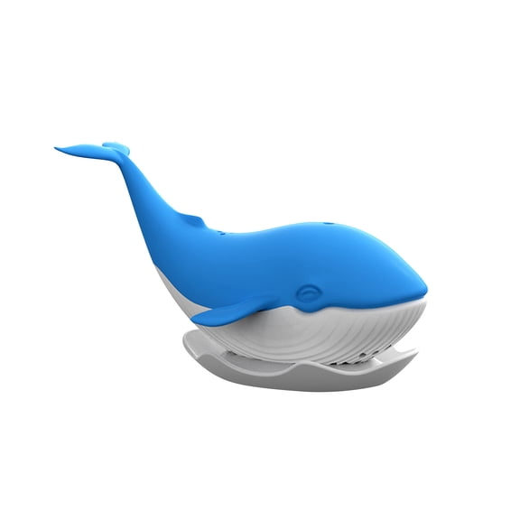 Food Grade Silicone Whale Shaped Tea Infuser Strainer Reusable Loose Leaf Tea Bag Holder For Cup Creative Brewing Tool