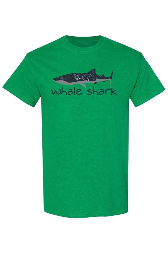 Whale Shark Design T-Shirt Men -Image by Shutterstock, Male Large