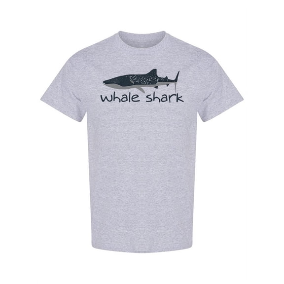Whale Shark Design T-Shirt Men -Image by Shutterstock, Male Medium