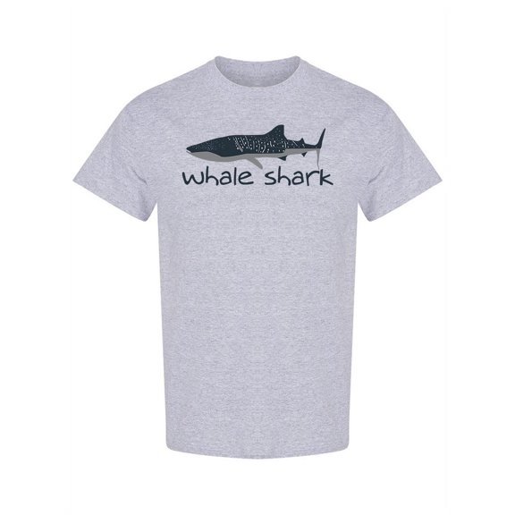 Whale Shark Design T-Shirt Men -Image by Shutterstock, Male Small