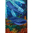 thumbnail image 1 of Whale Shark, Mosaic (24x36 Giclee Gallery Art Print, Vivid Textured Wall Decor), 1 of 3