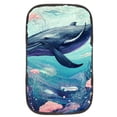 thumbnail image 1 of Whale Soft and Comfortable Furry Printed Armrest Cover Accessory - 12.5x8.2 Inch, 1 of 6