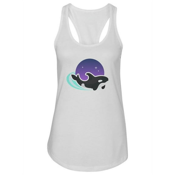 Whale Space Design  Tank Women -Image by Shutterstock, Female Large