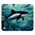thumbnail image 1 of Whale Square 8.3x9.8 Inch Non-Slip Rubber Bottom Printed Desk Mat Gaming Mouse Pad Mousepad Suitable for Office and Gaming, 1 of 6