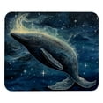 thumbnail image 1 of Whale Square Desk Mat Gaming Mouse Pad, 8.3x9.8 Inch Non-Slip Rubber Bottom Printed Design - Suitable for Office and Gaming, 1 of 6