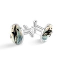 thumbnail image 1 of Whale Stylish Men's Cufflinks Set for Formal Attire, Made of Stainless Steel, for Wedding or Business Meetings, 1 of 6