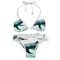 thumbnail image 1 of Whale Swimwear Bikini Set with Detachable Sponge & Adjustable Strap, Two-Pack for Beach & Pool Parties, 1 of 6