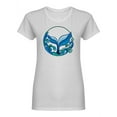 thumbnail image 1 of Whale Tail In Sea Waves Shaped T-Shirt Women -Image by Shutterstock, Female Medium, 1 of 2