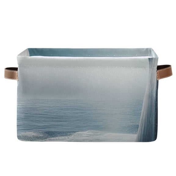 Whale Tail Sea Storage Bins Baskets With Handles Storage Box Clothes Organizer Organization Toys