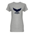 thumbnail image 1 of Whale Tail Shaped T-Shirt Women -Image by Shutterstock, Female Large, 1 of 2