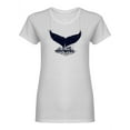 thumbnail image 1 of Whale Tail Shaped T-Shirt Women -Image by Shutterstock, Female Medium, 1 of 2
