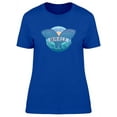 thumbnail image 1 of Whale Tail With Caption T-Shirt Women -Image by Shutterstock, Female x-Large, 1 of 2
