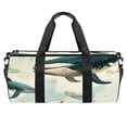 thumbnail image 1 of Whale Travel Bag Sports Bag Large Capacity Interior Zipper Pocket Dance Bag for Men and Women - Size 17.7 Inches, 1 of 6
