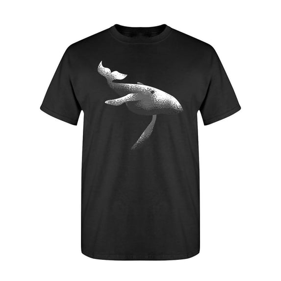 Whale Underwater T-Shirt Men -Image by Shutterstock, Male Large