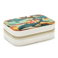 thumbnail image 1 of Whale Velvet Portable Jewelry Organizer Box with Removable Compartment - Earring Holder and Gift Jewelry Box, 1 of 7