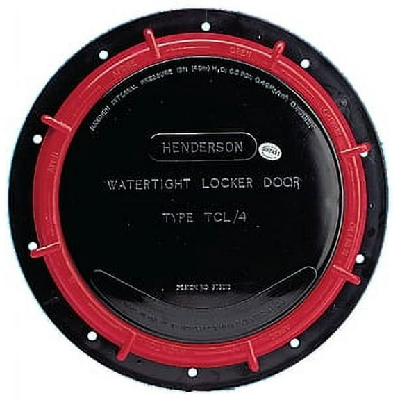 Whale Water Systems LD4000 Black Watertight Locker Door