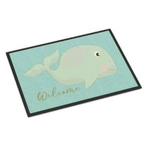 Whale Welcome Doormat 24x36