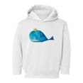 thumbnail image 1 of Whale With A Crown Hoodie Toddler -Image by Shutterstock,  2 Toddler, 1 of 4