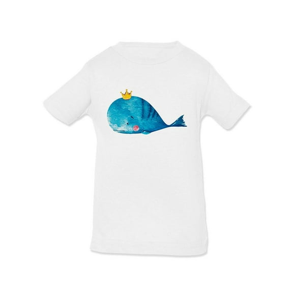 Whale With A Crown T-Shirt Infant -Image by Shutterstock,  18 Months
