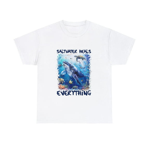 Whale beach salewater heals everything Shirt ID-0224-4ZDM