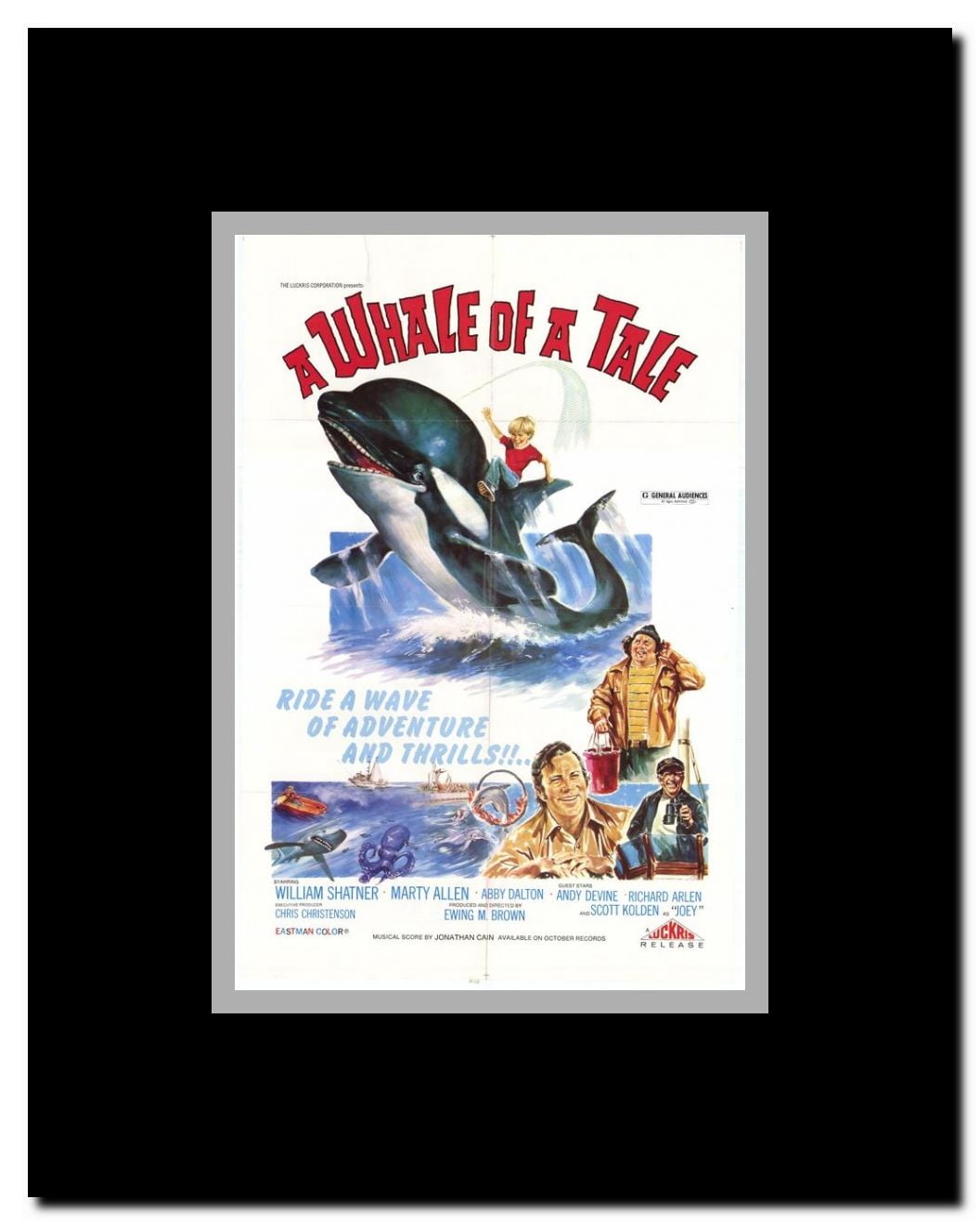 Whale of a Tale Framed Movie Poster