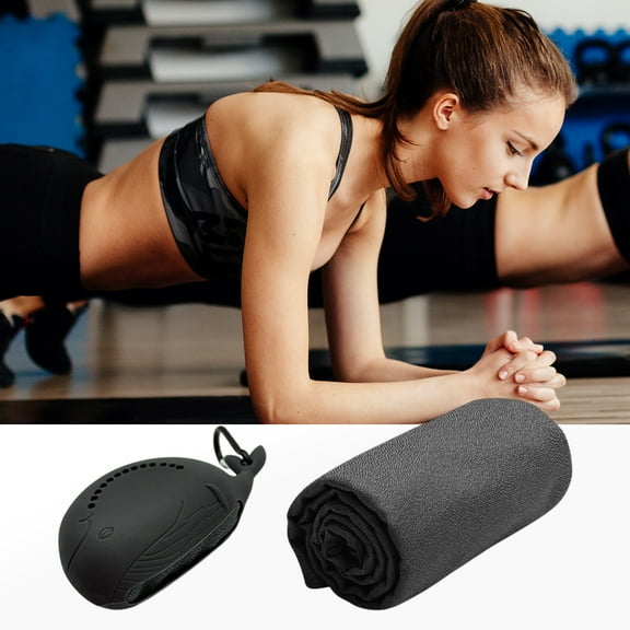 Whale-themed Sweat Towel, Lightweight, Gym Use, Quick-dry, Portable, Fitness, Yoga, Beach Activities, Absorbent, Soft Fiber, Durable Construction, Outdoor Workouts