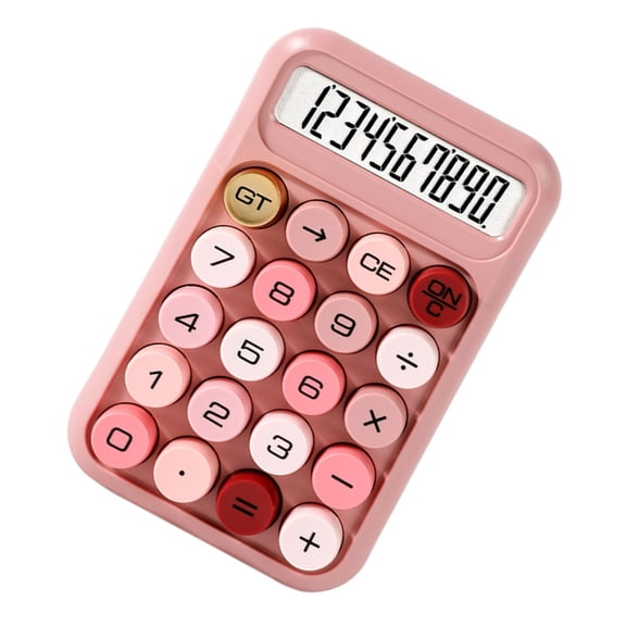 Whaledi 10 Digit Calculator Angle Design Key Response Lightweight Plastic