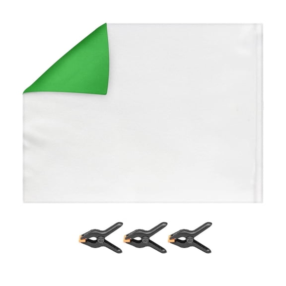 Whaledi 10 x 7FT Polyester Chromakey Backdrop Cloth Collapsible Color Background